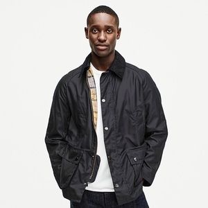 Barbour Skykoil Ashby Jacket in Navy Blue, XS